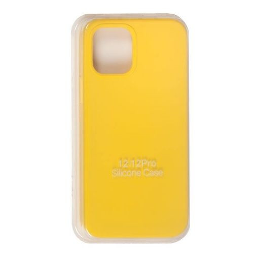 Чехол Soft Touch для Apple iPhone 12, 12 Pro, желтый