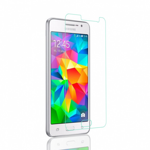 Защитное стекло Samsung Galaxy Grand Prime G530 5D, 10D, 11D(черный) тех.пак.