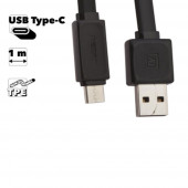 USB кабель Remax Fast Data Series Cable RT-C1 USB Type-C, черный USB кабель Remax Fast Data Series Cable RT-C1 USB Type-C, черный