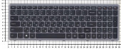 Клавиатура для ноутбука Lenovo G505s, Z510, S510, черная, c серебристой рамкой, без подсветки Клавиатура для ноутбука Lenovo G505s, Z510, S510, черная, c серебристой рамкой, без подсветки