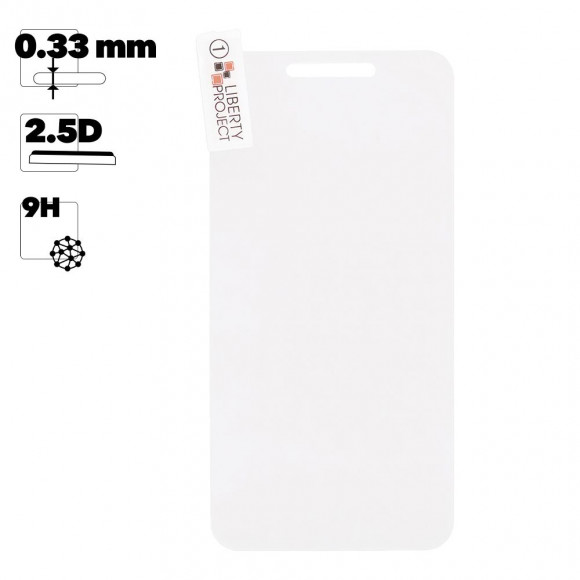 Защитное стекло "LP" для Xiaomi Redmi 3s Tempered Glass 0.33 мм, 2.5D, 9H (ударопрочное)