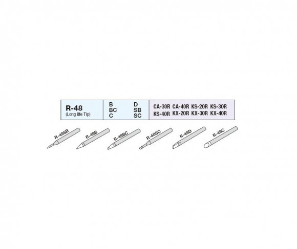 Жало для паяльника Goot R-48 B, (d6/7х85мм)