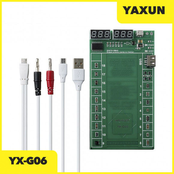 Тестер АКБ YAXUN YX-G06 для Samsung, Huawei, Sony