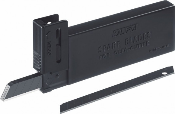 Сменные лезвия OLFA (Олфа) OL-ABB-10B черные10 шт.