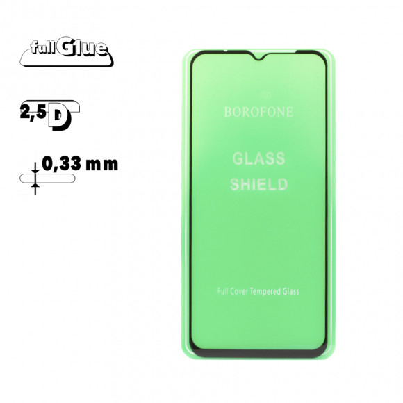 Защитное стекло Borofone E. S. F. S. S. T. G. 2.5D для Xiaomi Mi 9A 0.33 мм, черное