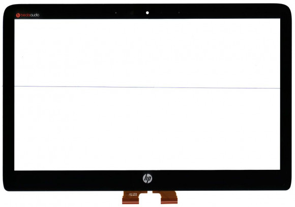 Сенсорное стекло (тачскрин) для HP 5499R FPC-1 черное