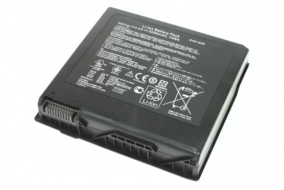 Аккумулятор (батарея) A42-G55 для ноутбука Asus G55 5139мАч, 14.4В (оригинал)