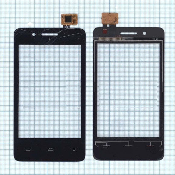 Сенсорное стекло (тачскрин) для Fly Era Nano 9 (IQ436i), черный