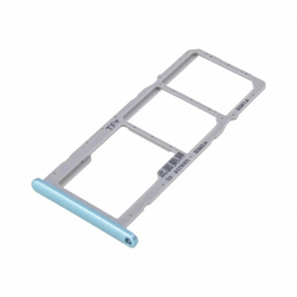 Держатель SIM Huawei Honor 9A, Y6p, Y5p (MOA-LX9N, MED-LX9N, DRA-LX9) голубой