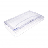 Панель ящика для холодильника Indesit, Ariston, H=160 мм, L= 245 мм, малая, код 385672 Панель ящика для холодильника Indesit, Ariston, H=160 мм, L= 245 мм, малая, код 385672