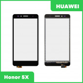 Сенсорное стекло (тачскрин) для Huawei Honor 5X (KIW-L21), черный
