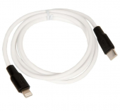 Кабель Type-C HOCO X21 Plus Silicone для Lightning, PD20, 3A, 1м, белый Кабель Type-C HOCO X21 Plus Silicone для Lightning, PD20, 3A, 1м, белый