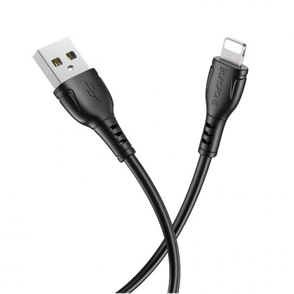 Кабель USB BOROFONE (BX51) для iPhone Lightning 8 pin (1м) (черный)
