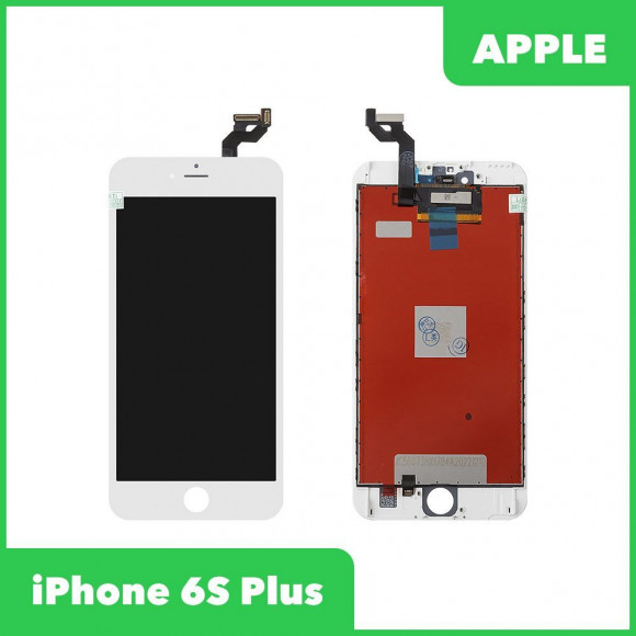 LCD дисплей для Apple iPhone 6S Plus в сборе с тачскрином TF, белый (AAA)