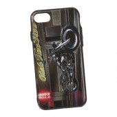 Защитная крышка для Apple iPhone 8, 7 с фактурным покрытием "Мото у клуба" (коробка)