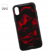 Чехол WK Azure для iPhone X, Xs пластик (бутон красной розы) Чехол WK Azure для iPhone X, Xs пластик (бутон красной розы)