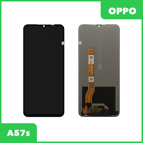 LCD дисплей для Oppo A57s (CPH 2385) в сборе с тачскрином, 100% оригинал (черный)