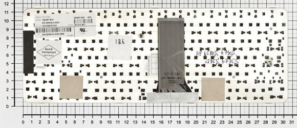 Клавиатура для ноутбука HP Compaq 6530S, 6730S, 6535S, 6735S, 6531S, 6731S, черная