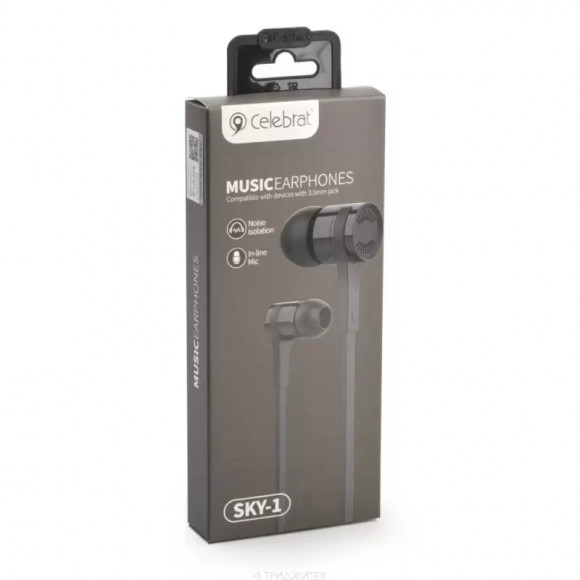 Гарнитура Celebrat SKY-1, черный Гарнитура Celebrat SKY-1, черный