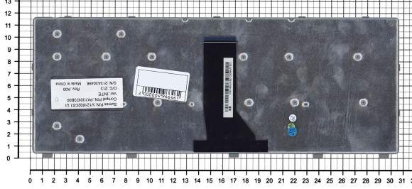 Клавиатура для ноутбука Acer Aspire 3830, 3830G, 3830T, 3830TG, 4830, 4830G, 4830T, 4830TG, серебристая