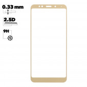 Защитное стекло "LP" для Xiaomi Redmi Note 5 Thin Frame Full Glue 0.33 мм 9H (золотая рамка) Защитное стекло "LP" для Xiaomi Redmi Note 5 Thin Frame Full Glue 0.33 мм 9H (золотая рамка)