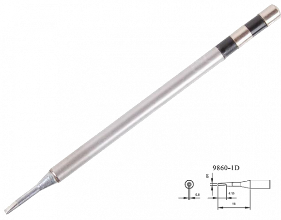 Жало для паяльника Quick 9860-1D
