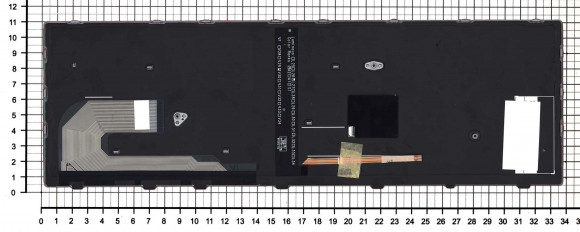 Клавиатура для ноутбука HP EliteBook 850 G5, 755 G3, черная с серой рамкой и подсветкой