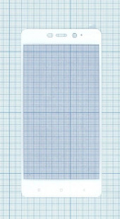 Защитное стекло "Полное покрытие" для Xiaomi Redmi 4 Prime белое