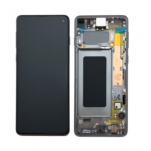 Дисплей для Samsung Galaxy S10e (G970F) + тачскрин + рамка, черный (оригинал)