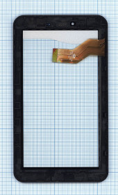 Сенсорное стекло (тачскрин) для Irbis TX18 TX55, черное с рамкой Сенсорное стекло (тачскрин) для Irbis TX18 TX55, черное с рамкой