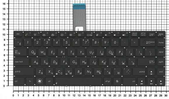Клавиатура для ноутбука Asus UX Series c подсветкой Клавиатура для ноутбука Asus UX Series c подсветкой