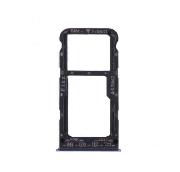 Держатель (лоток) SIM-карты для Huawei Enjoy 7S, синий