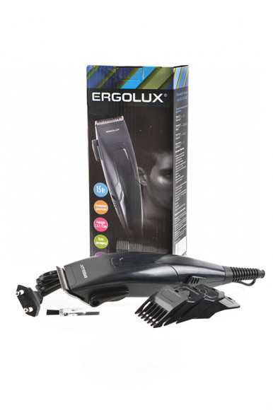Машинка для стрижки волос ERGOLUX ELX-HC01-C48, черный