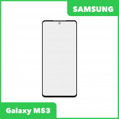 Стекло + OCA плёнка для переклейки Samsung M53 (черный) Стекло + OCA плёнка для переклейки Samsung M53 (черный)