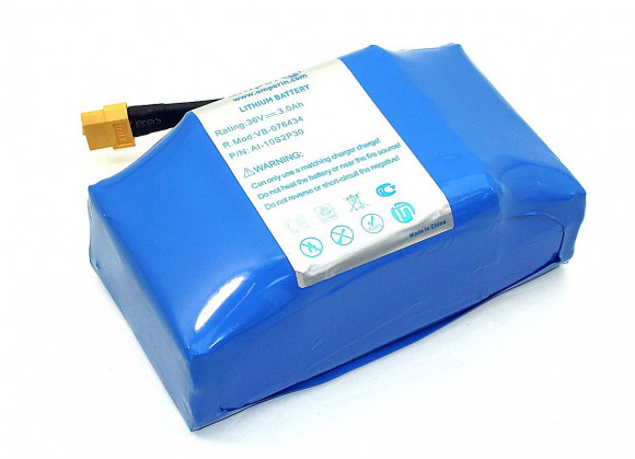 Аккумулятор Amperin 10S2P для гироскутера, 36В, 3000мАч, Li-ion Аккумулятор Amperin 10S2P для гироскутера, 36В, 3000мАч, Li-ion