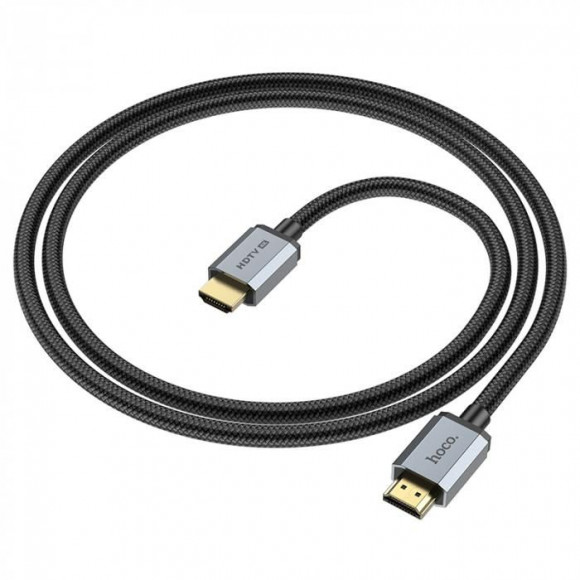 Кабель HDMI HOCO US03 HDTV 2.1 Male to Male 8K ultra HD data cable(L=1M), черный