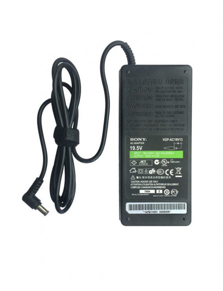 Блок питания (зарядное устройство) для ноутбука SONY 19.5V 4,7A 90W 3PIN 6,5×4,4 mm ОРИГИНАЛ