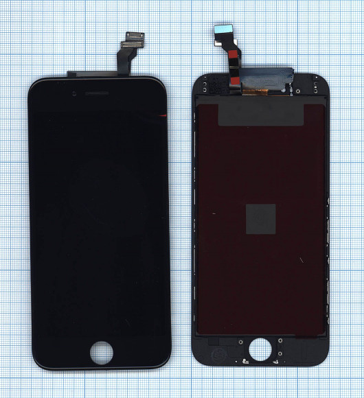 Дисплей для Apple iPhone 6 в сборе с тачскрином (AAA), черный