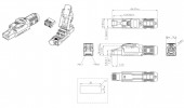 PLUE-8P8C-S-C8-SH-BL Разъем полевой оконцовки RJ-45 (8P8C) под витую пару, для одножильного кабеля, toolless, категория 8, экранированный PLUE-8P8C-S-C8-SH-BL Разъем полевой оконцовки RJ-45 (8P8C) под витую пару, для одножильного кабеля, toolless, категория 8, экранированный