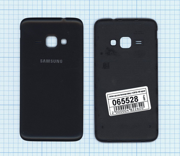 Задняя крышка корпуса для Samsung Galaxy J1 2016 (J120F), черная