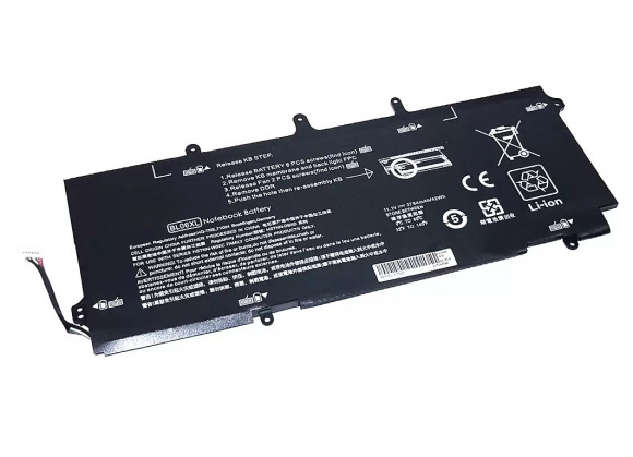 Аккумулятор (батарея) для ноутбука HP EliteBook Folio 1040 (BL06-3S2P), 11.1В, 3784мАч, 42Wh, черный (OEM)