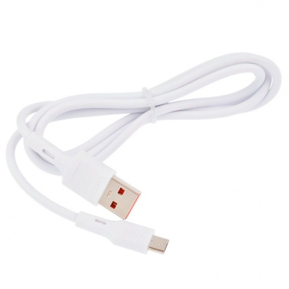 Кабель USB Vixion (K1m) MicroUSB, 1 метр, белый