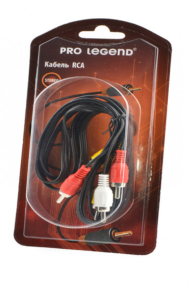 Аудио кабель Pro Legend PL1108, 1.5 метра