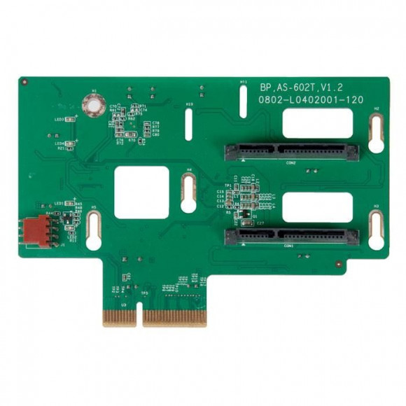 Бэкплейн PCBA Backplane для сетевого хранилища NAS Asus AS-602T с разбора