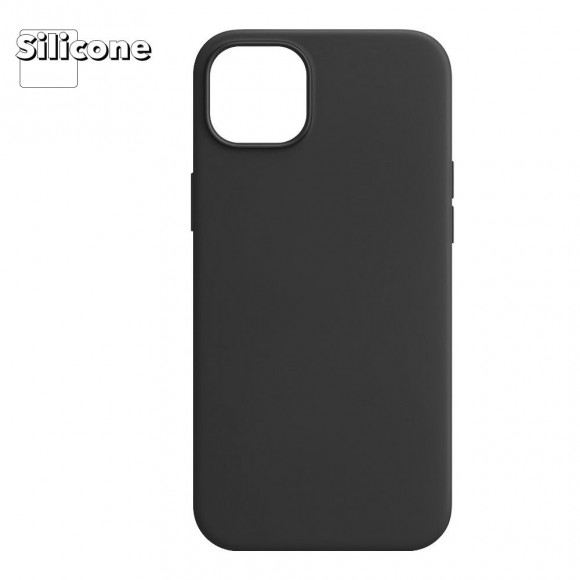 Силиконовый чехол для iPhone 14 Plus "Silicone Case" (черный)