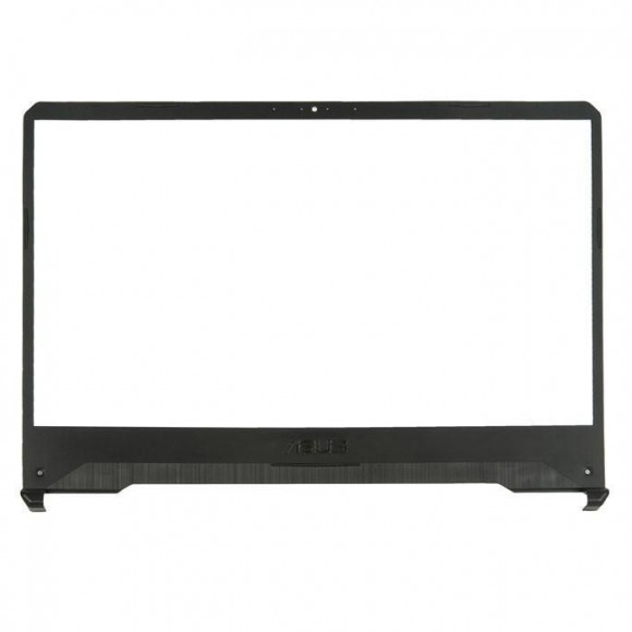 Рамка экрана (рамка крышки матрицы, LCD Bezel) для ноутбука Asus FX505G, FX505GD, FX86, FX86G черная, пластиковая. С разбора.