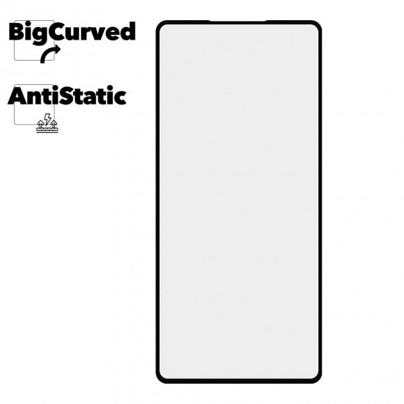 Защитное стекло для Xiaomi Redmi Note 12 Pro+ Super max Anti-static big curved glass