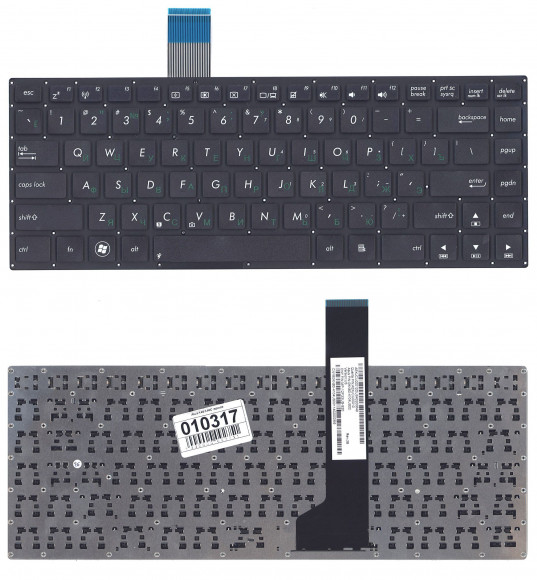 Клавиатура для ноутбука Asus K46, K46C, черная