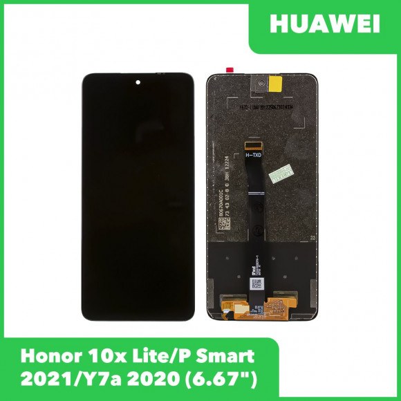 LCD Дисплей для Huawei Honor 10x Lite, P Smart 2021, Y7a 2020 с тачскрином, черный