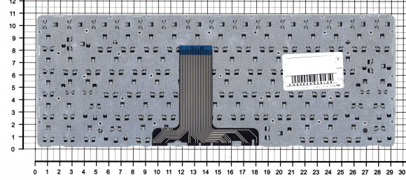 Клавиатура для ноутбука Lenovo IdeaPad Y700-14ISK, черная Клавиатура для ноутбука Lenovo IdeaPad Y700-14ISK, черная